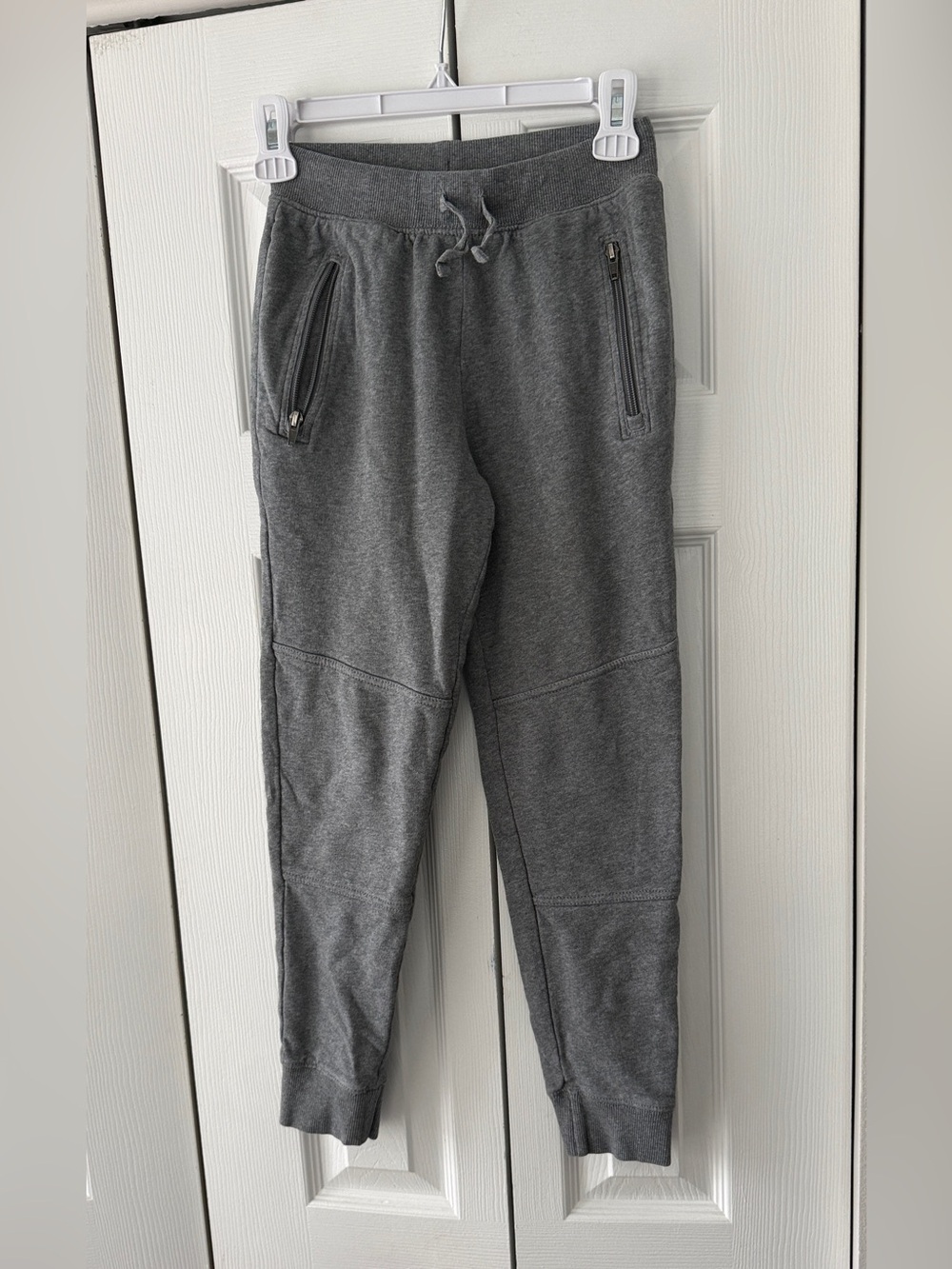 Hanna Andersson Boys Sz 10 Gray Joggers 140cm Sweatpants Double Knee, Unworn!